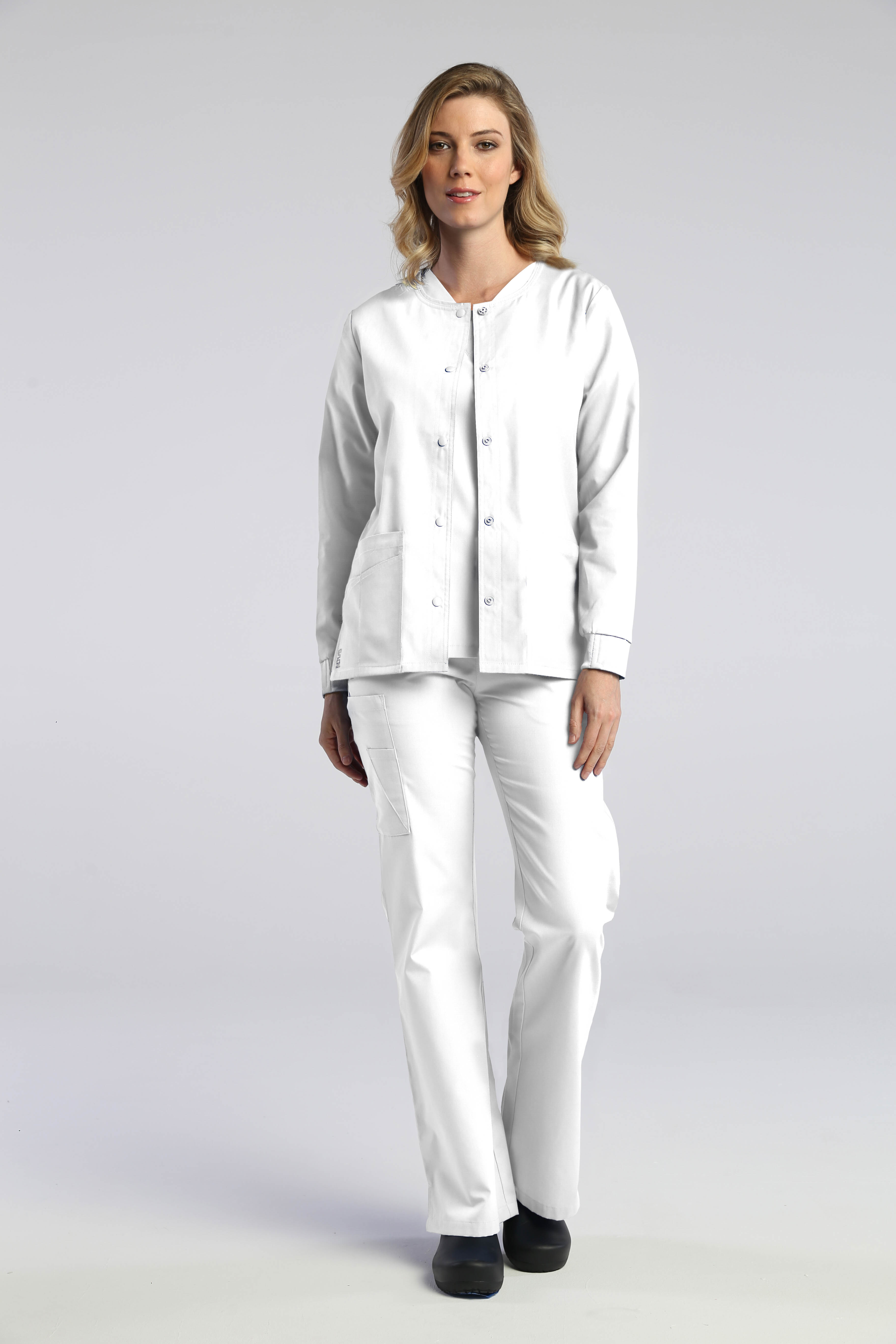 AUW Essentials Ladies Essential Snap Jacket-AUW