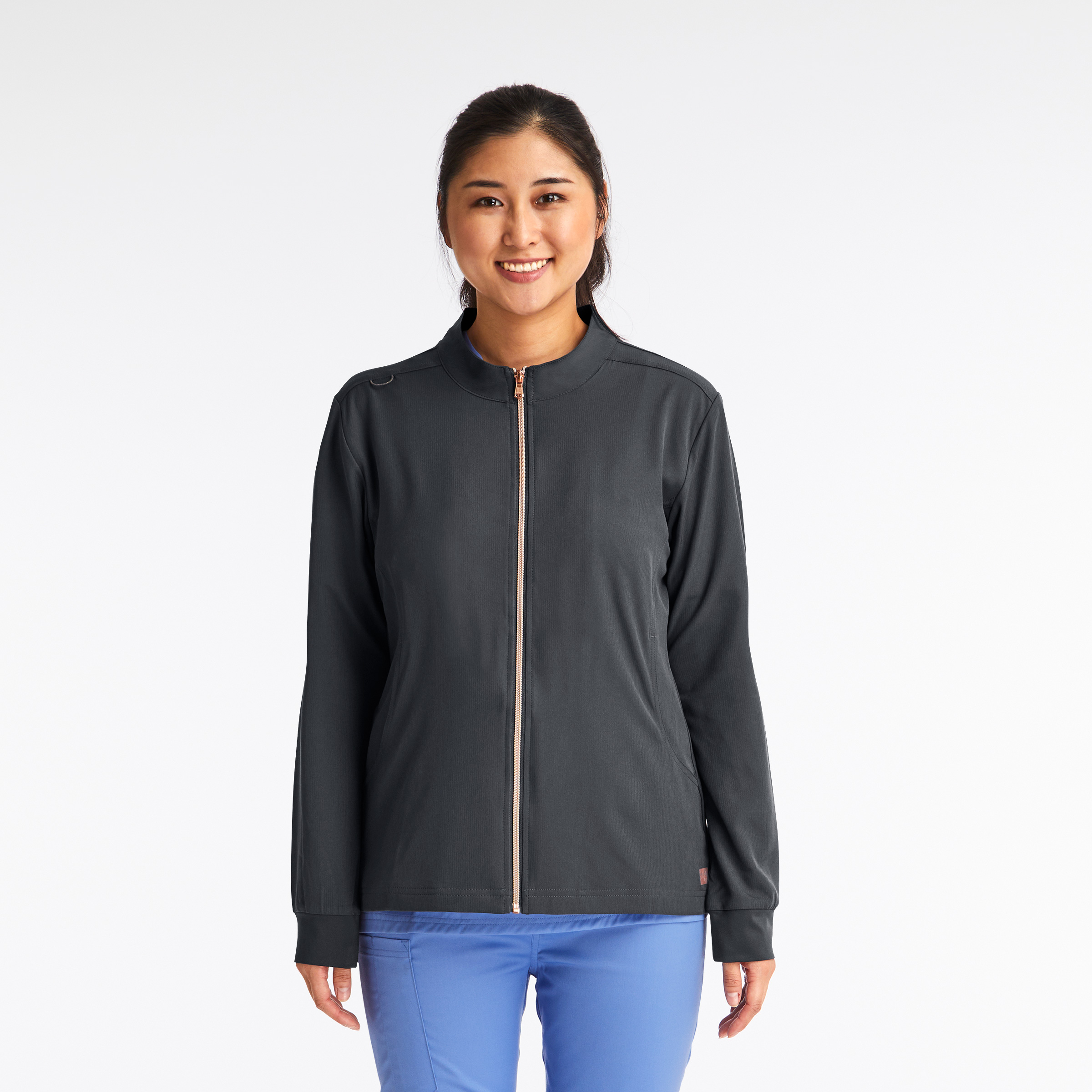 AUW SO MI Womens Warm-up Zip Jacket-AUW