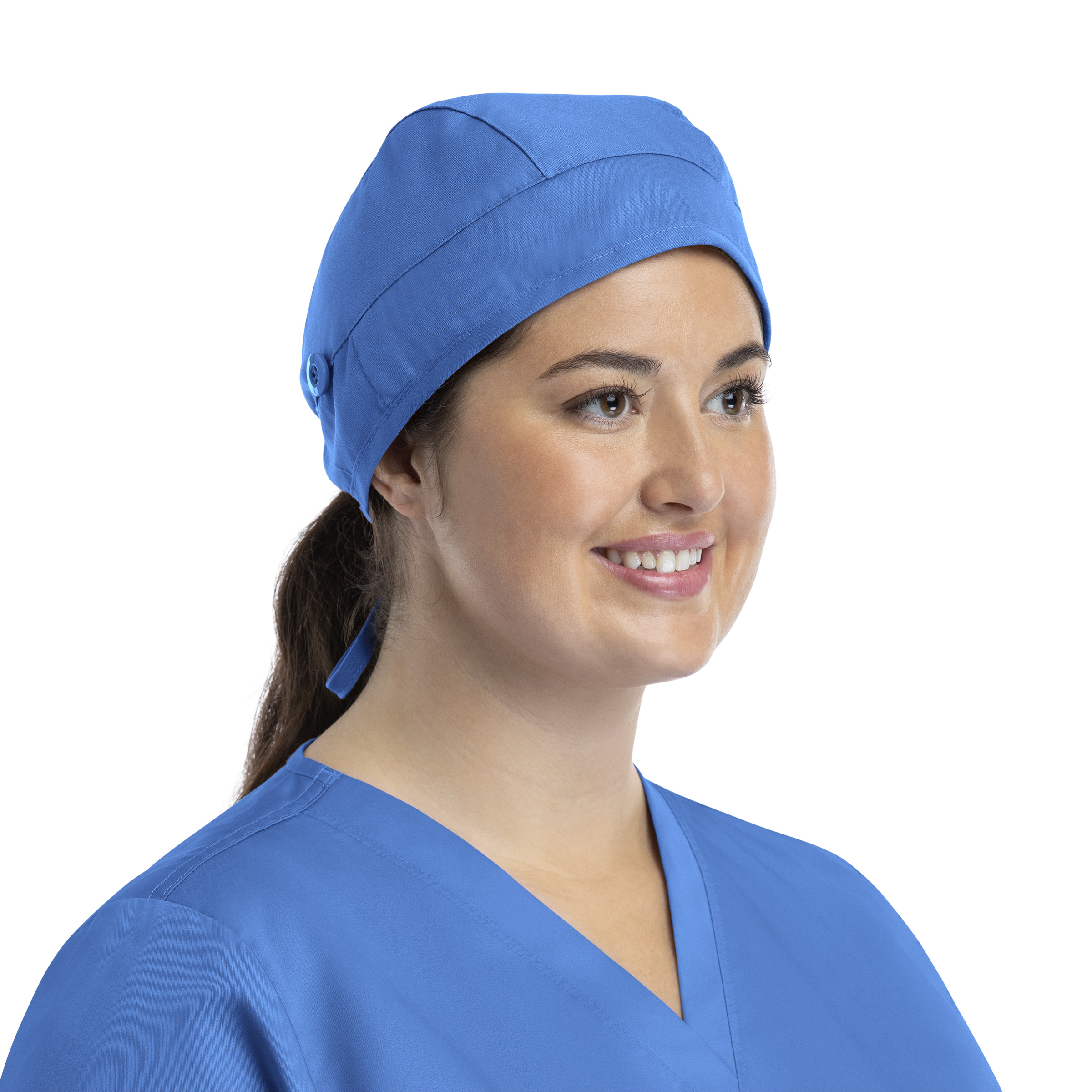 AUW Scrub Caps Unisex Cap with Button-AUW
